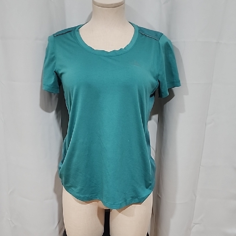 L.L. Bean Teal Short Sleeve Women's Polyester Tee